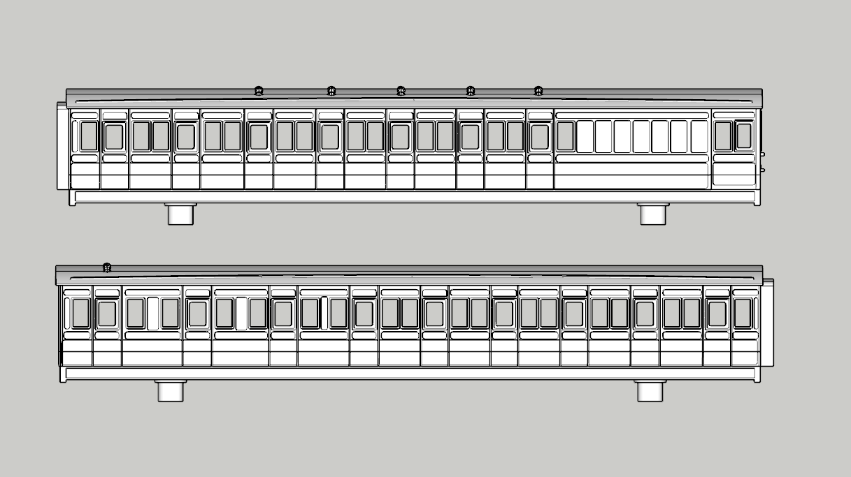 (image for) LBSCR Arc-Roof Push-Pull Coach Bundle - Set 997/730